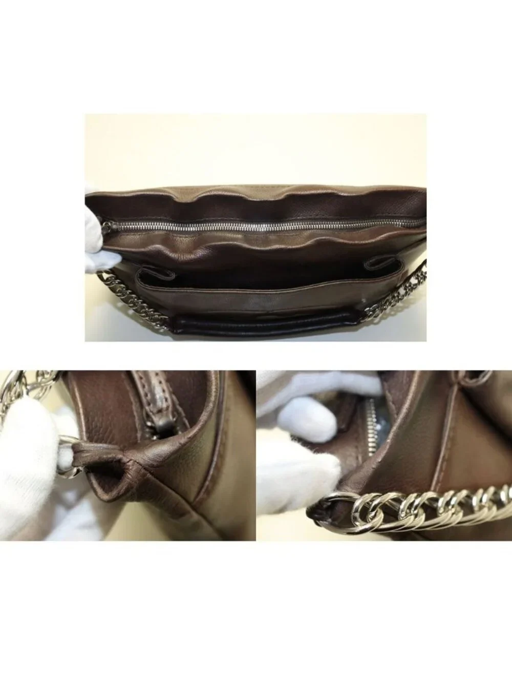 Chanel Jumbo CC Logo Caviar Leather Shoulder